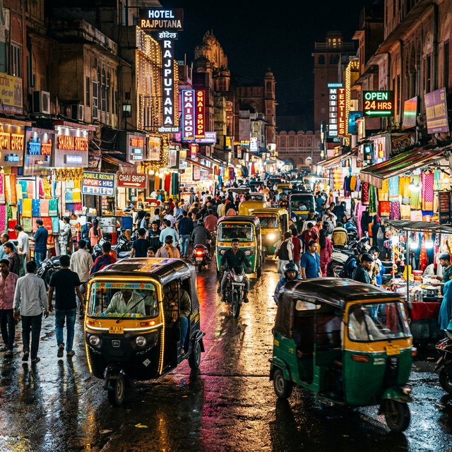 Rajasthan — street market